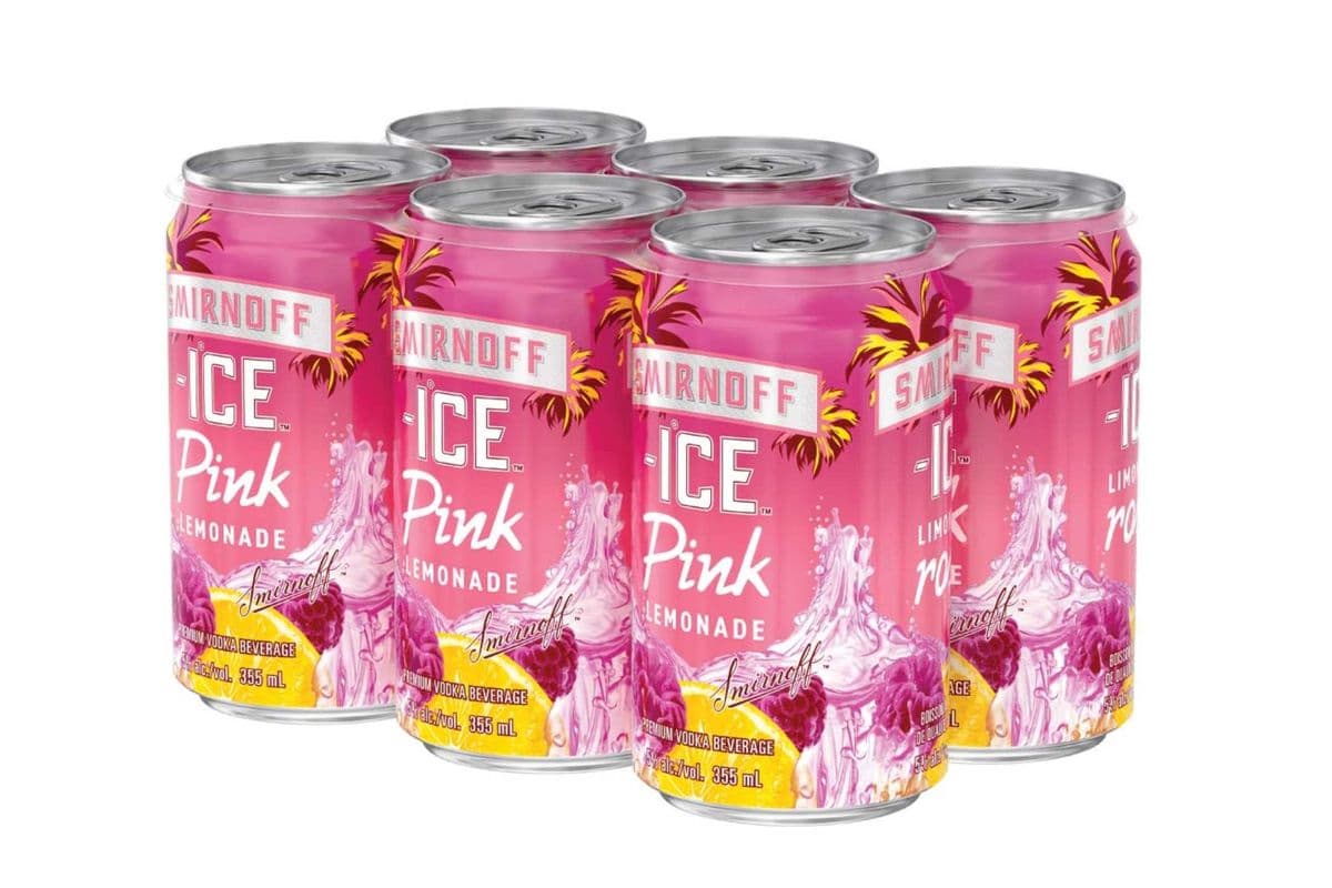Smirnoff Ice Pink Lemonade-6PK (6 x 355ml)