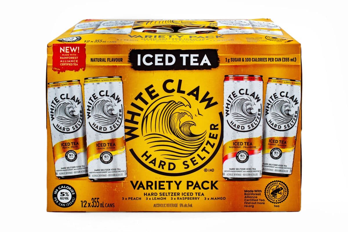 White Claw Iced Tea Variety Pack (12 x 355 ml)