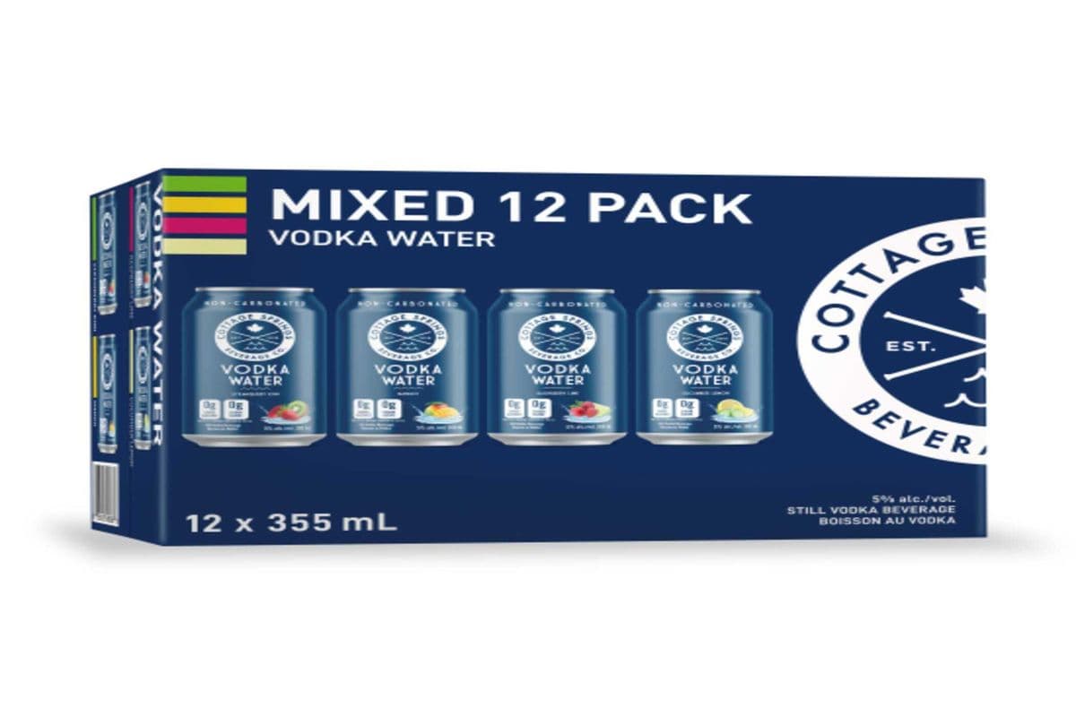 Cottage Springs Vodka Water Variety 12x355ML (12 x 355ml)