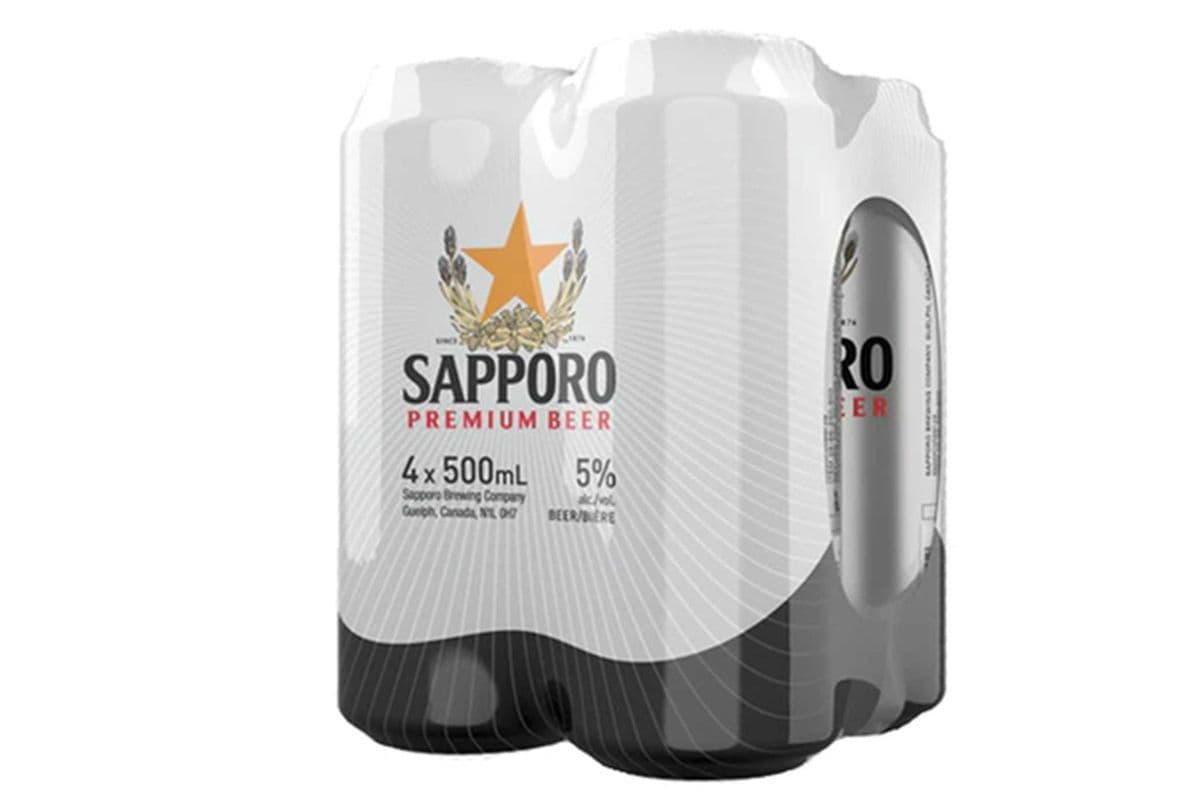 SAPPORO BEER 4 CANS (4 x 473 ML)