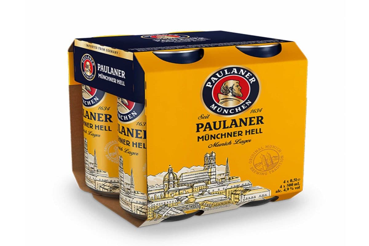 PAULANER HELL LAGER-4PACK (4 x 4*473ML )