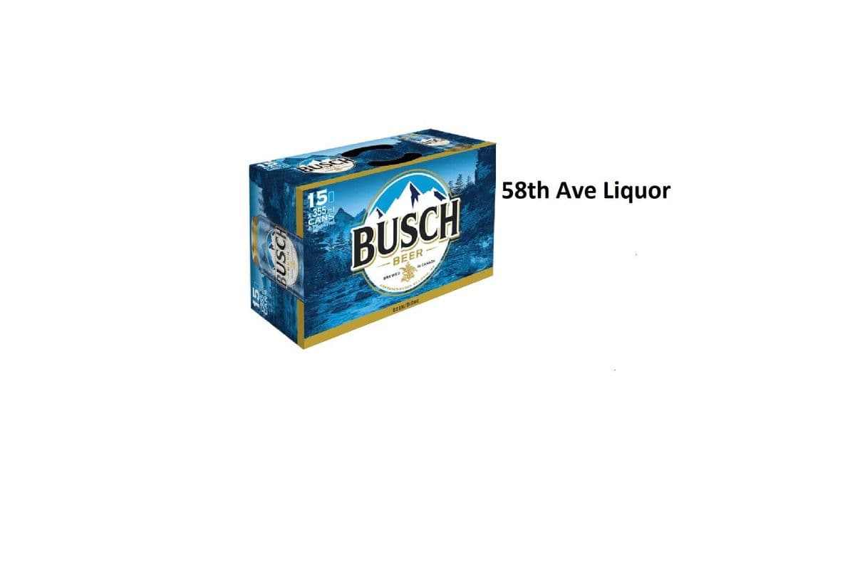 BUSCH LAGER 15 CANS (1 x 15x355ML)