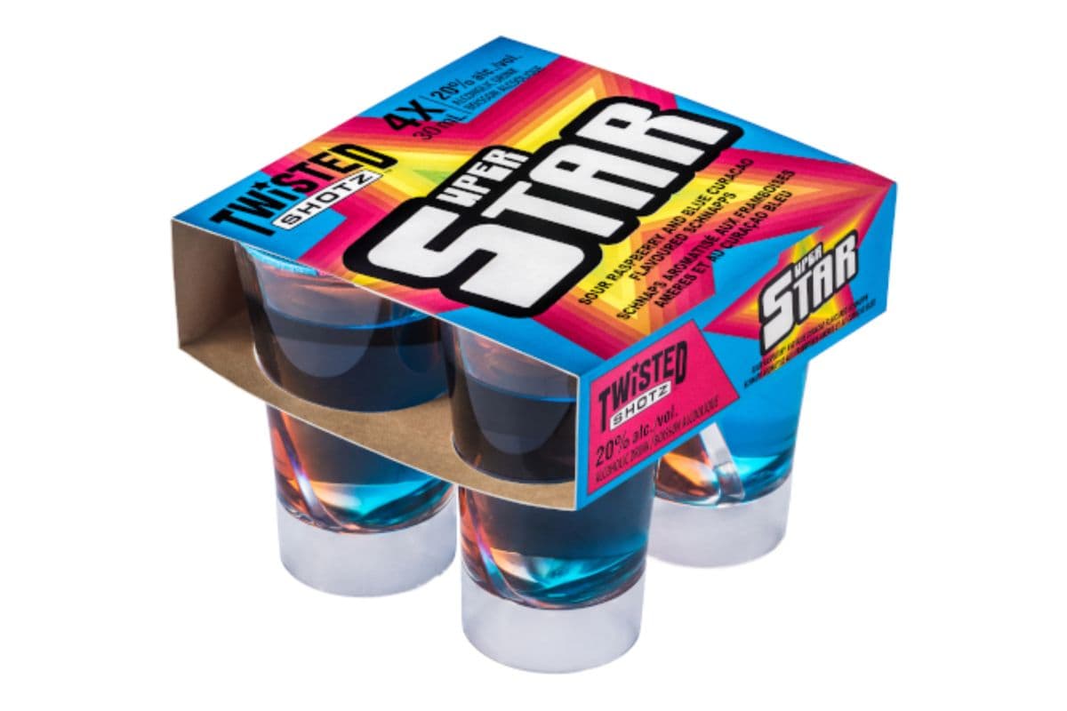 Twisted Shotz Super Star 4*30ML (1 x 4*30ML)