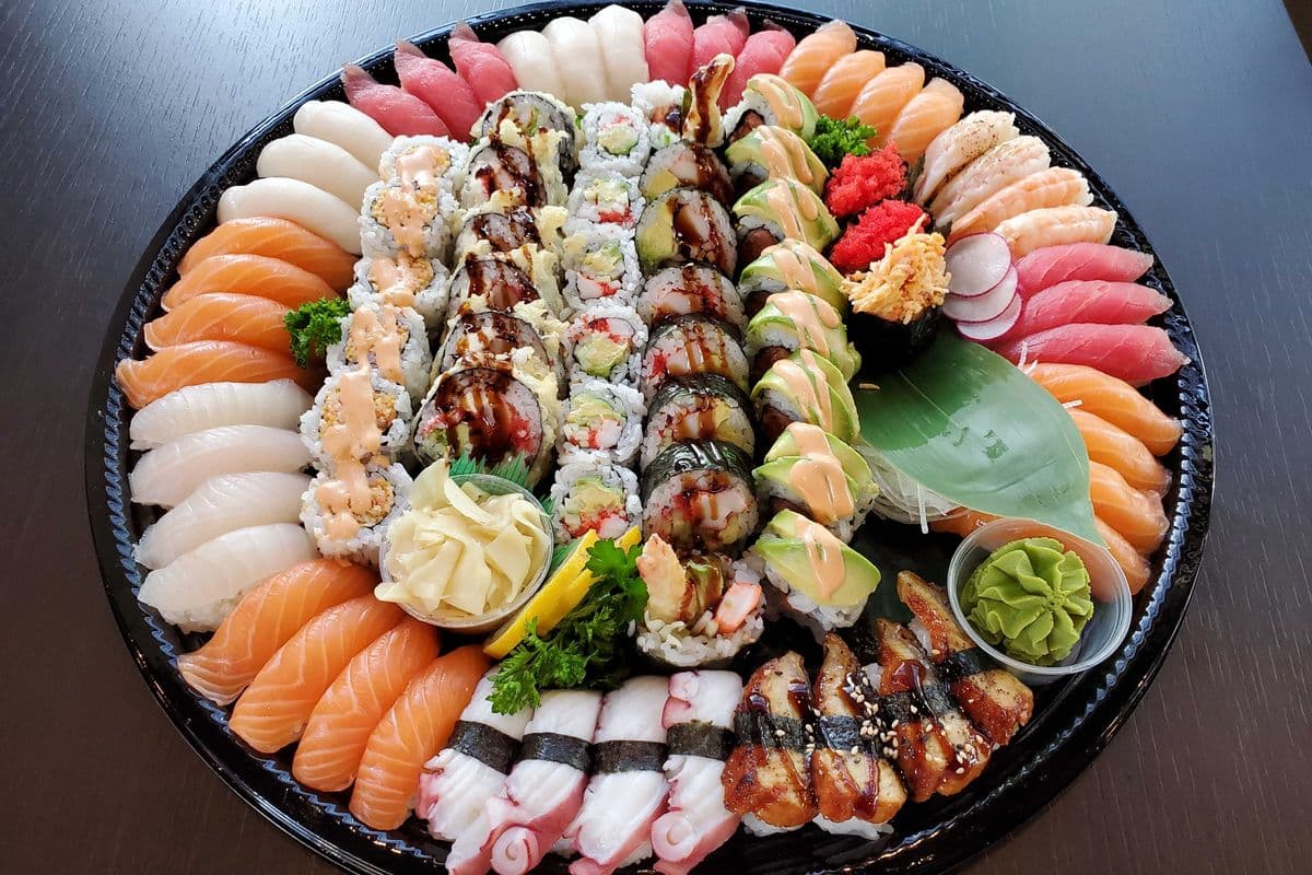 223. Large Sushi Party Tray (84 pcs)