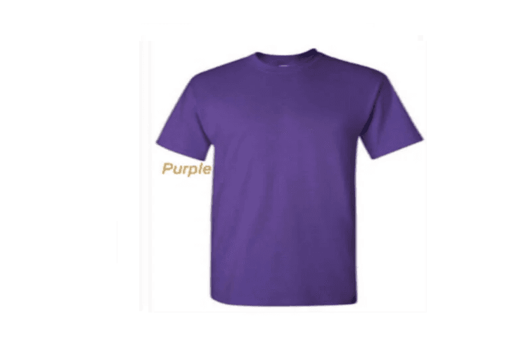 Cotton T-Shirt (Purple)