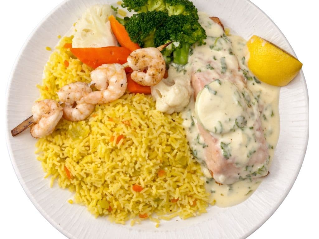 Shrimp And Salmon