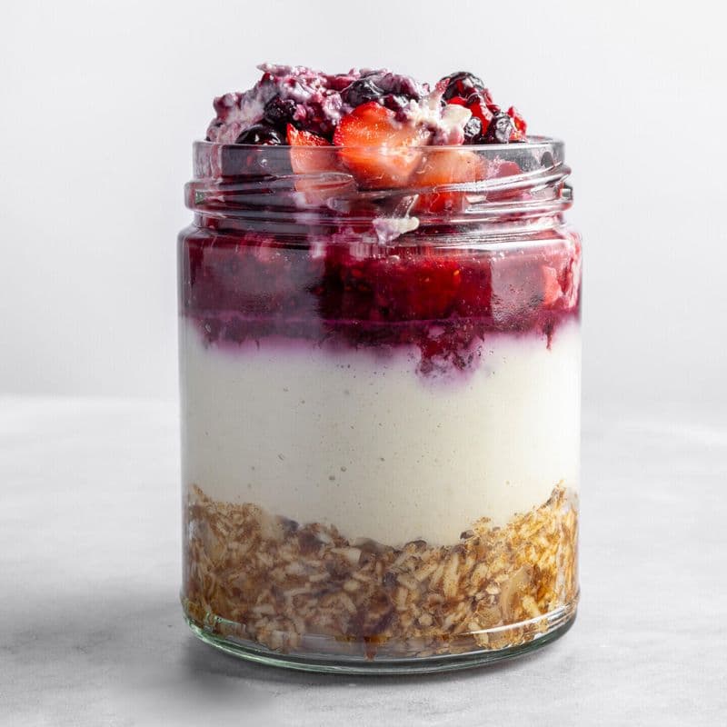 Vegan Berry Cheesecake