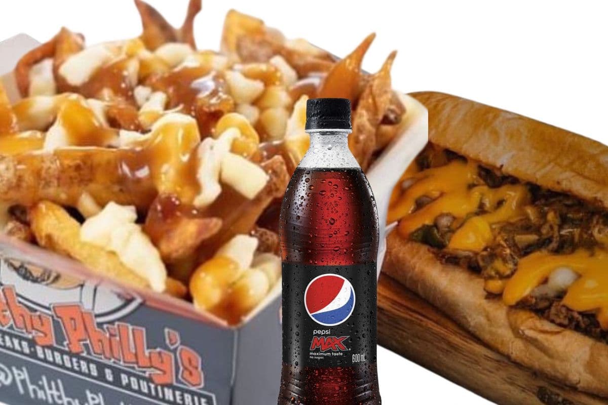 Small Cheesesteak Combo with Poutine