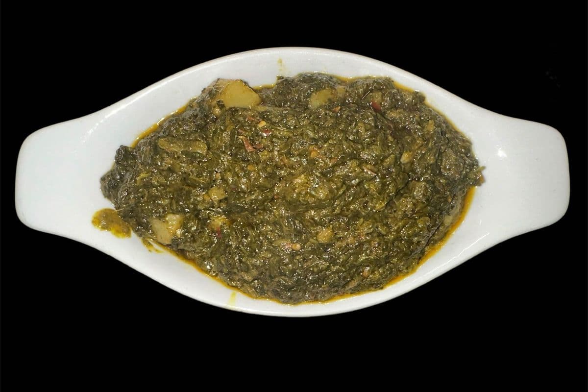Épinards avec pommes de terre / Aaloo Palak