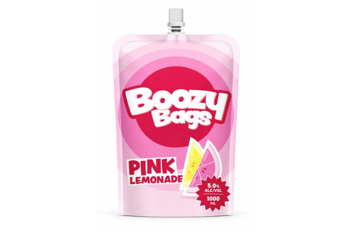 Boozy Bags Pink Lemonade (1 x 1L)