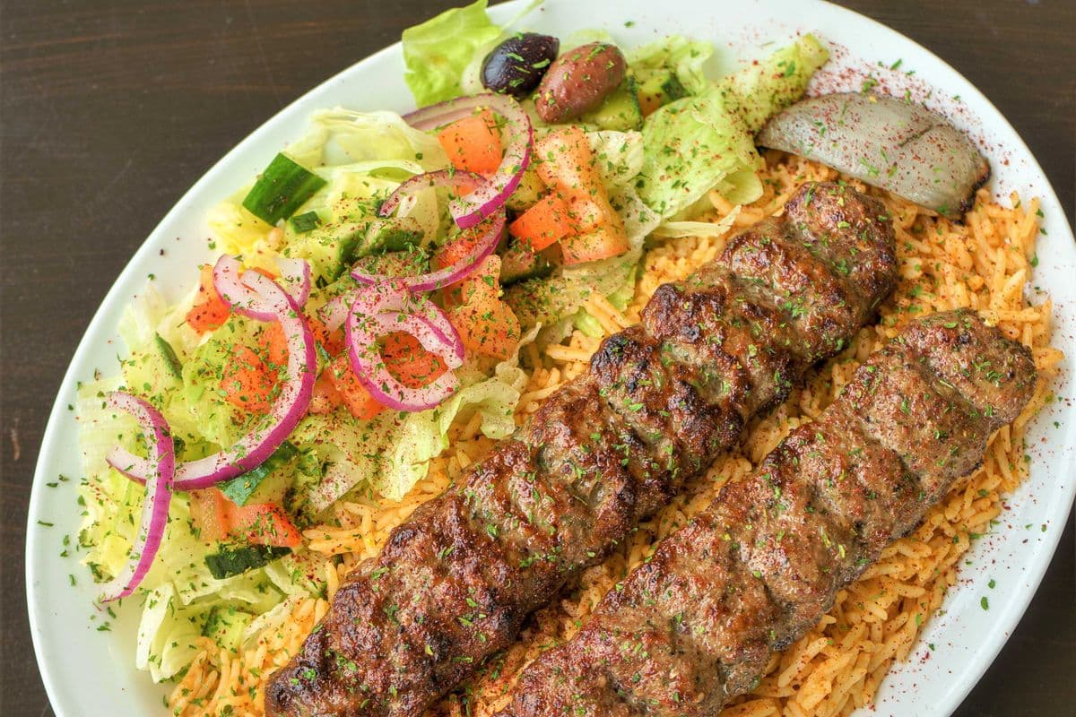 Chicken Shami Kabob Plate **New item**
