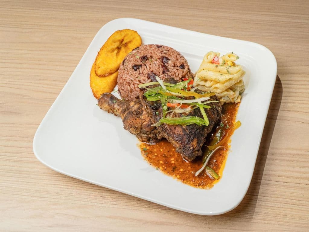 Flamed Kissed Jerk Chicken