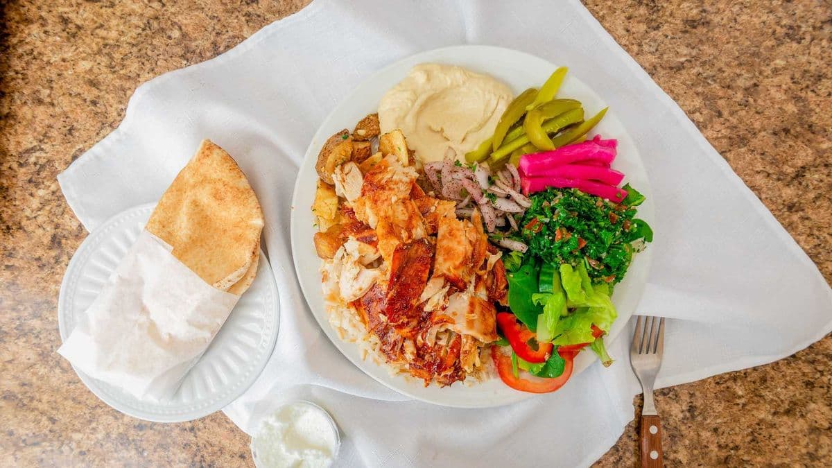 Chicken Shawarma Plate
