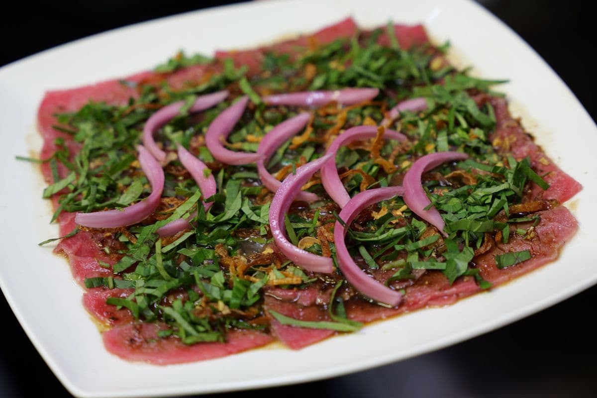 Beef Carpaccio (Bò Tái Chanh)