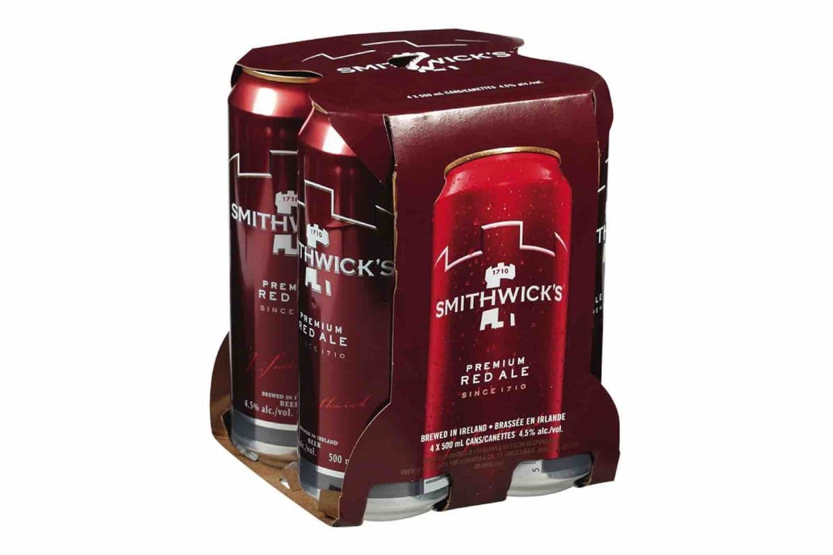Smithwick's Premium Red Ale (4 x 500mL Cans)