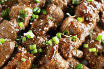 7. Satay Beef Skewers (3 pcs)