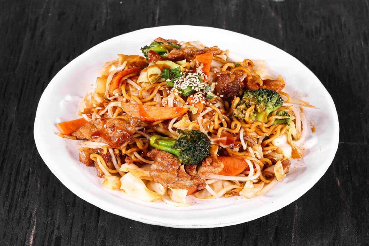 Chicken Yaki Soba or Udon