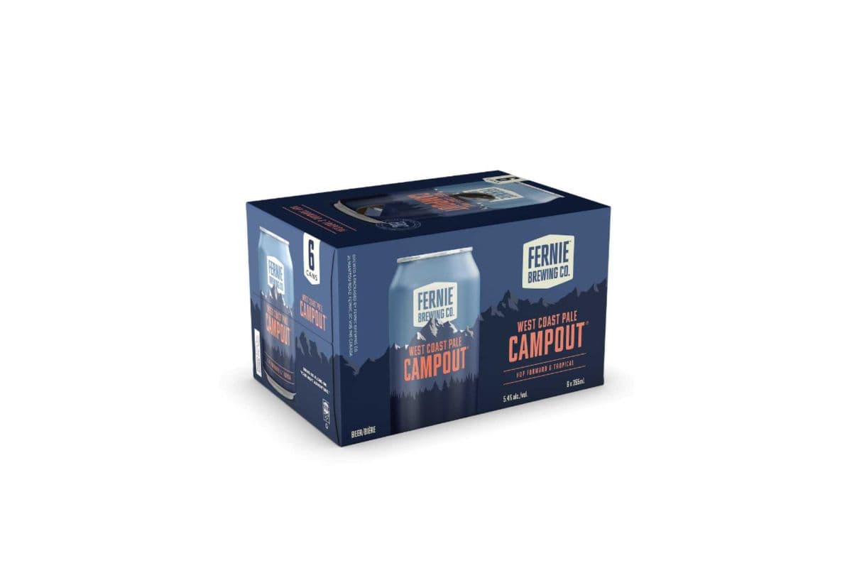 Fernie Brewing Campout West Coast Ipa (6 Pack) (1 x 6x355ml)