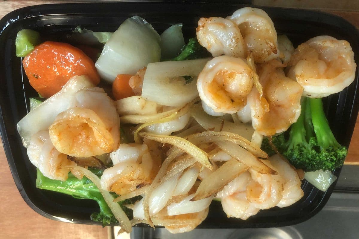Grilled Shrimp with Vegetables