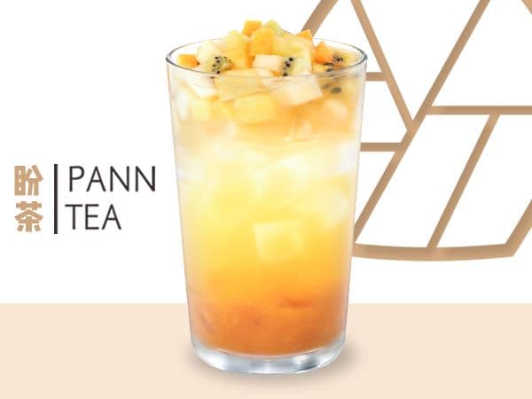 Hawaii Fruit Tea with Coconut Jelly / 夏威夷果粒茶Hawaii Fruit Tea with Coconut Jelly