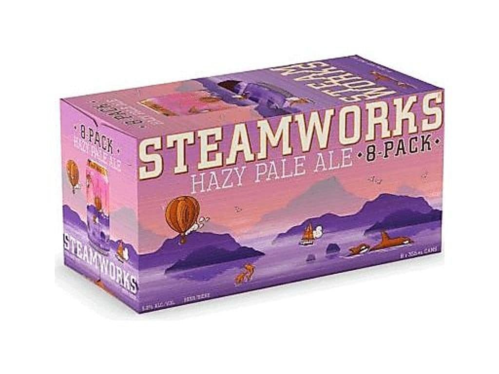 STEAMWORKS Hazy Pale Ale, 8 x 355ml