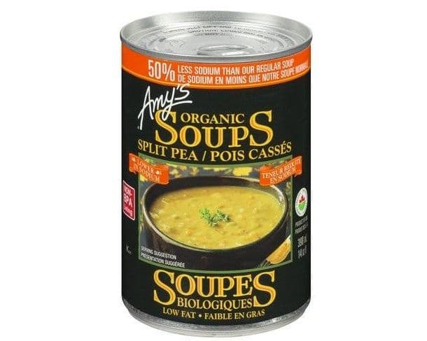 AMY'S ORGANIC SPLIT PEA SOUP 398ML
