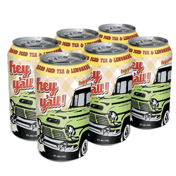 Hey Y'All Lemon Hard Iced Tea (6 x 341ml)