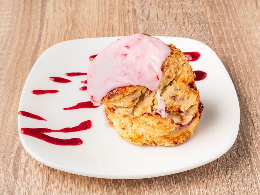 Vegan Raspberry Scone