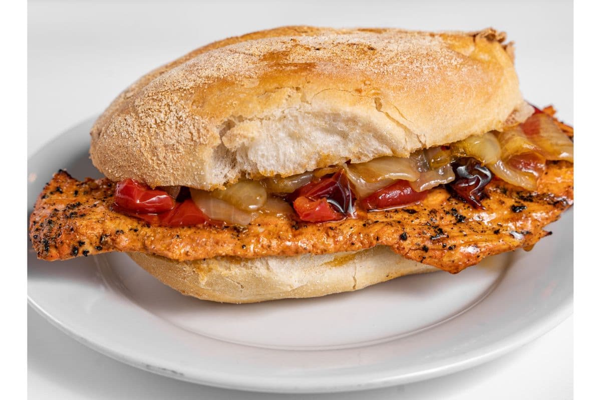 Marinated Bifana Sandwich