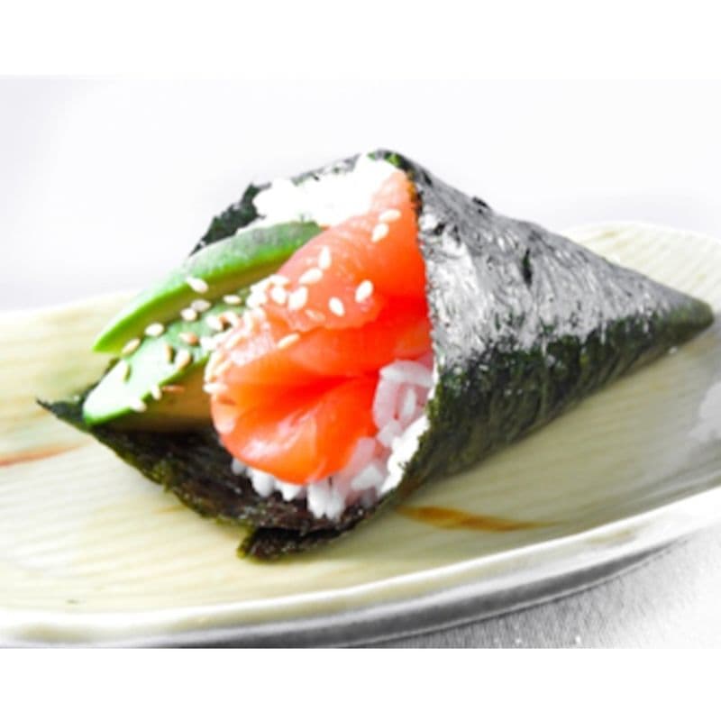 Salmon and Avocado Hand Roll (1 pc)