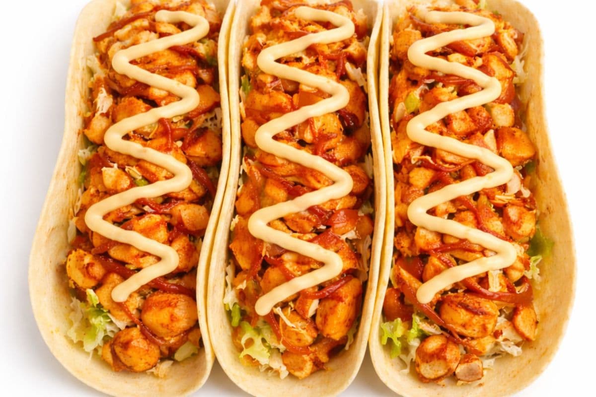 Three Chipotle Chicken Tacos