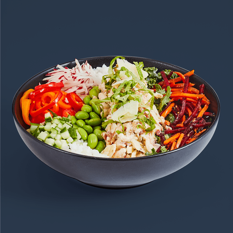 Poké Crevette césar / Caesar Shrimp Poke