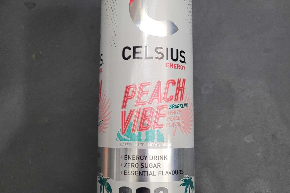 Celsius peach vibe 355ml