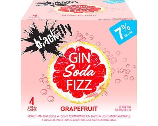 BLACKFLY GRAPEFRUIT FIZZ (4x355ML)