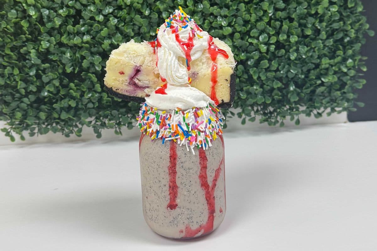 White Chocolate Raspberry Freak Shake