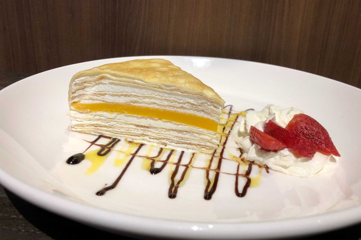 D2. Milk Mango Crepe Cake