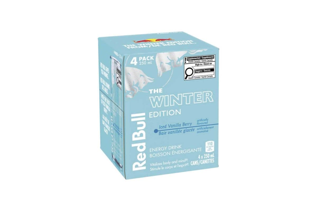 Red Bull Iced Vanilla Berry 250ml X 4pack