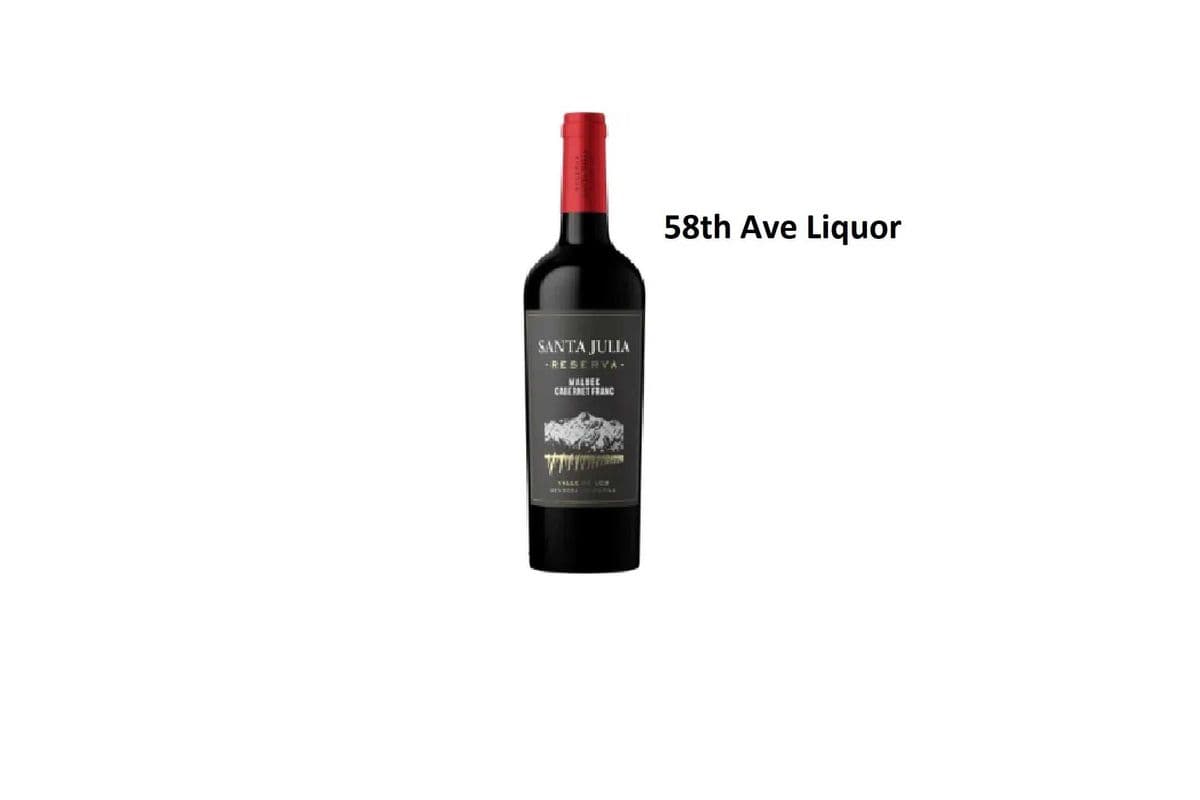 SANTA JULIA RESERVA MALBEC-CAB FRANC 750ML (1 x 750ML)
