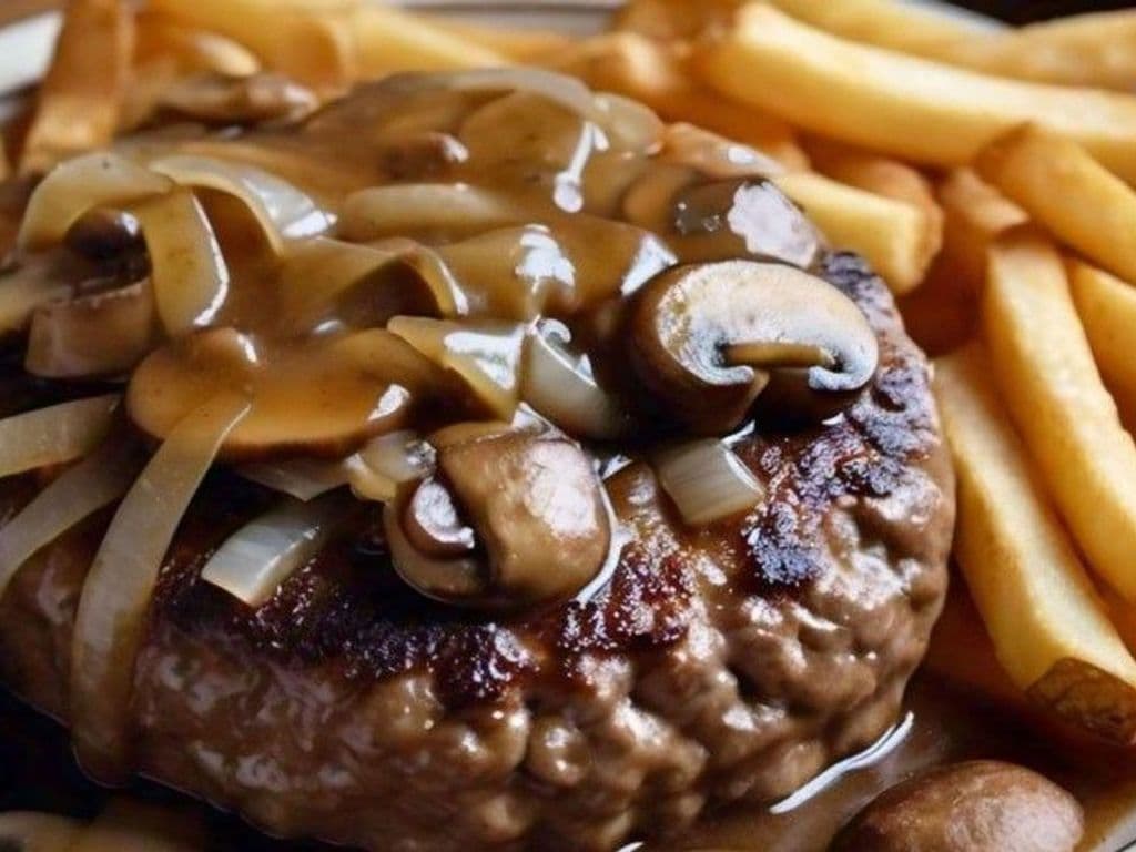 ~ASSIETTE HAMBURGER STEAK