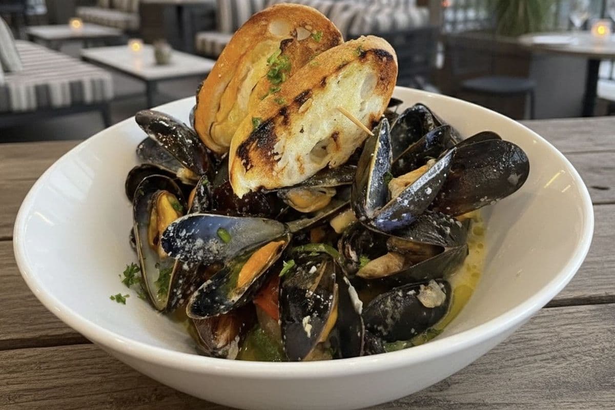 White Wine Mussels
