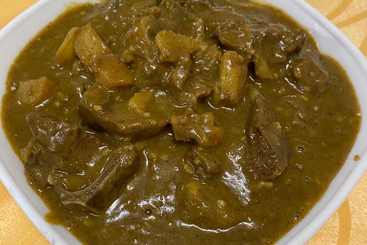 Goat with Curry Sauce