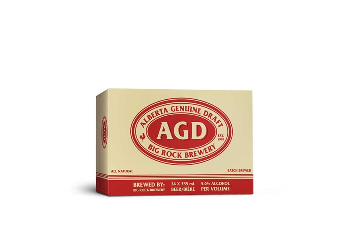 AGD (Alberta Genuine Draft) (24 Cans) (24 x 355 ML CANS )