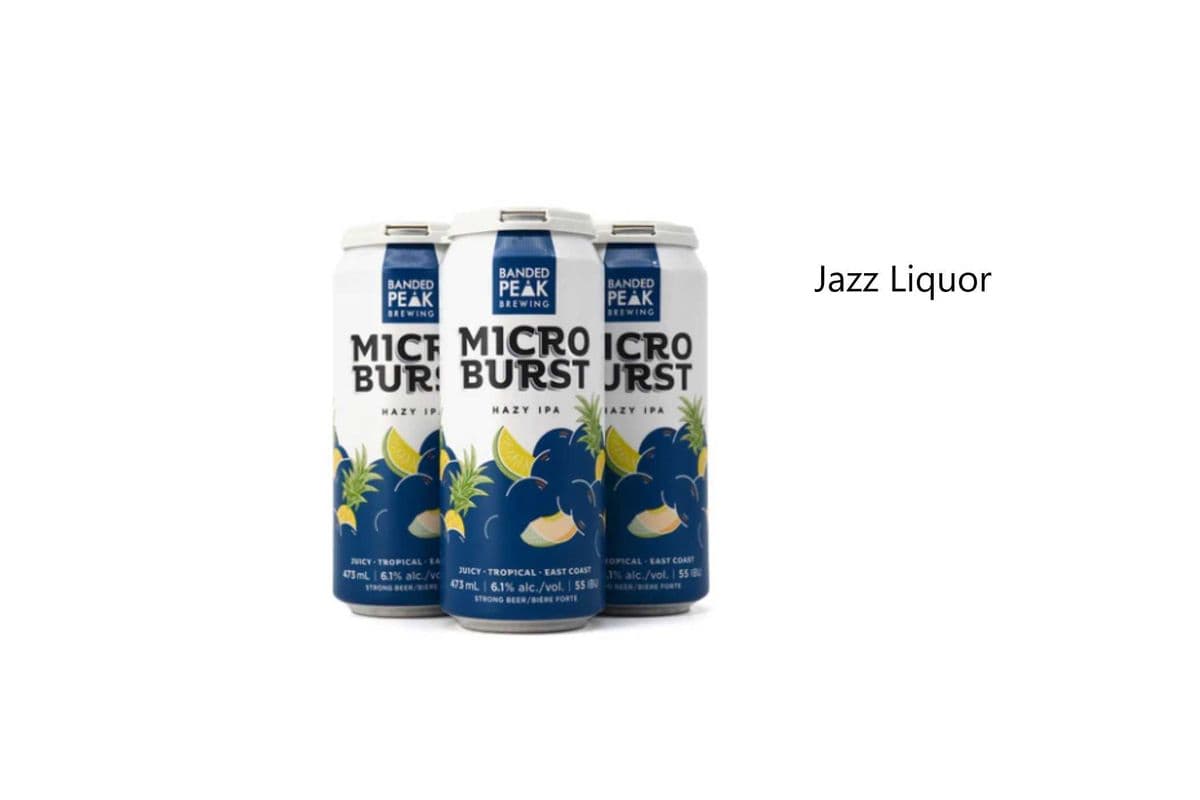 MICROBURST HAZY IPA BANDED PEAK 4PKC (1 x 4X473ML)