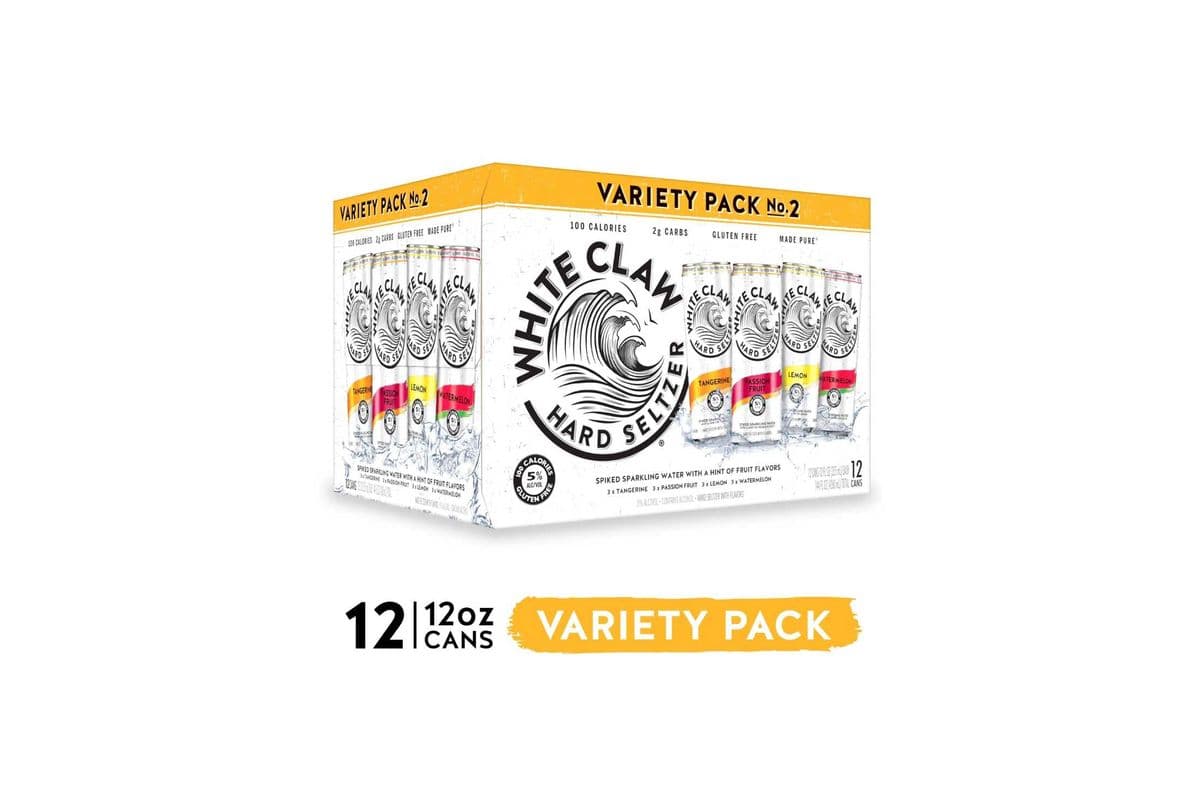 ★ White Claw Variety Pack - 2 (12 Cans) | SAVINGS EVERYDAY — GRAB LIFE BY THE CLAW | (12 x 355ml)