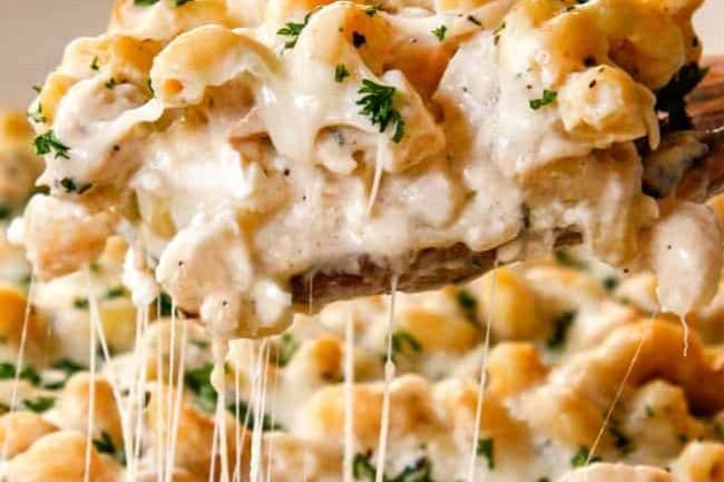 Baked Chicken Alfredo