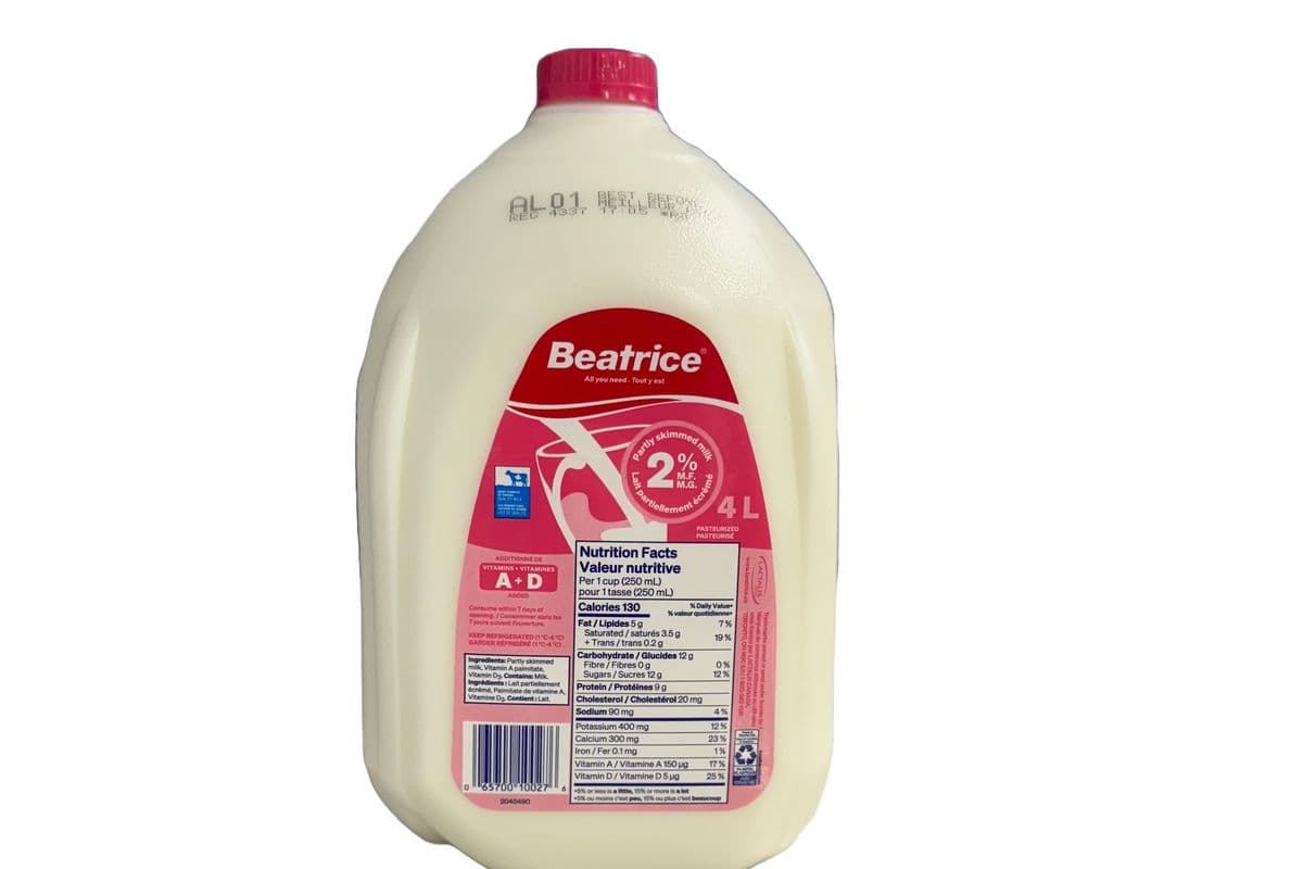 Beatrice Milk 2% (4L)
