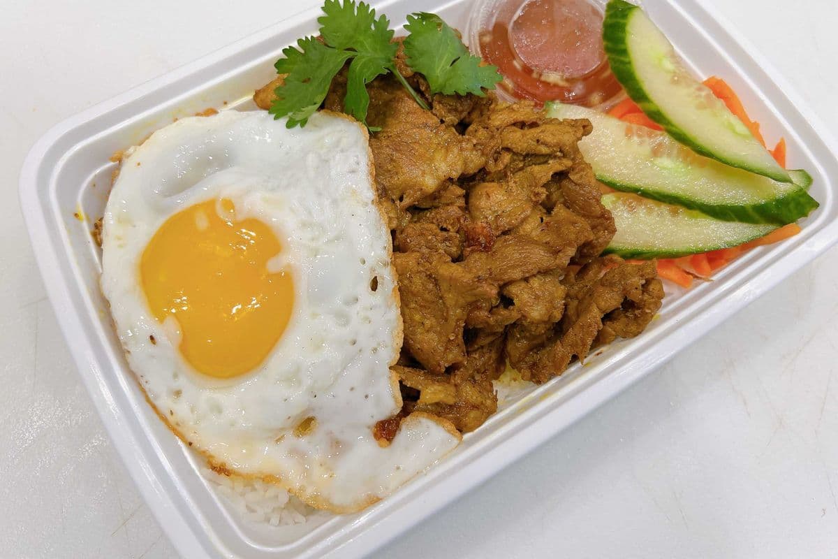 Lemongrass Pork on Rice