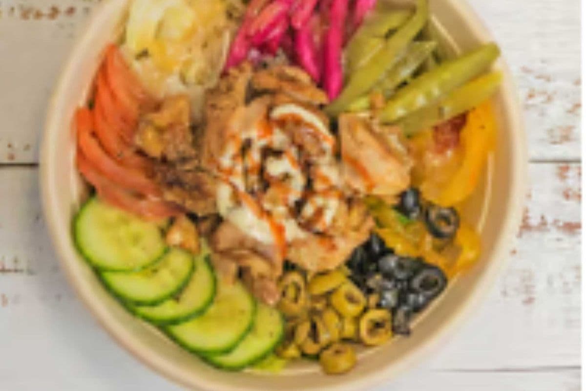 Chicken Shawarma Salad Bowl