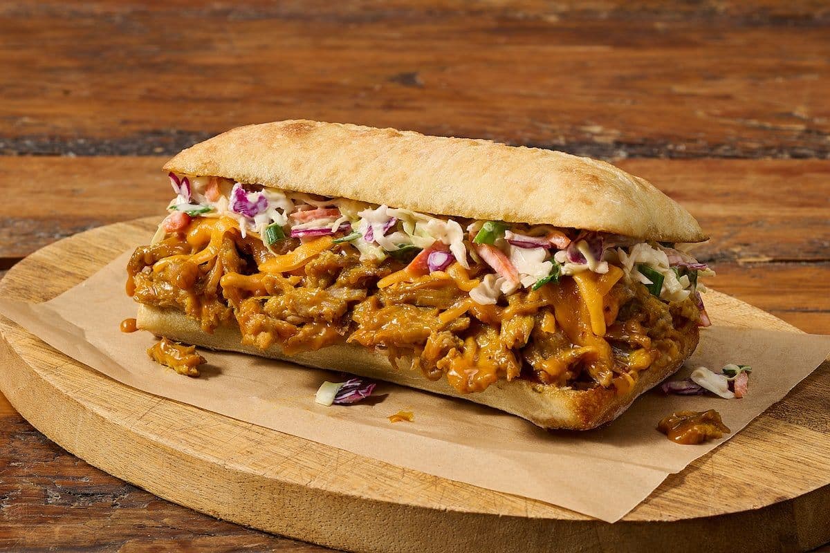 Slow Cooked BBQ Pulled Pork Sandwich