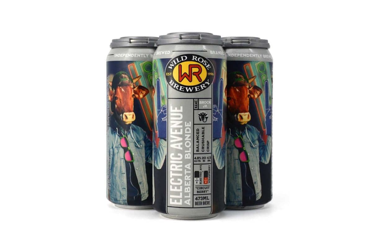 Wild Rose Electric Avenue Alberta Blonde (4-Pack) (4 x 473 ml)